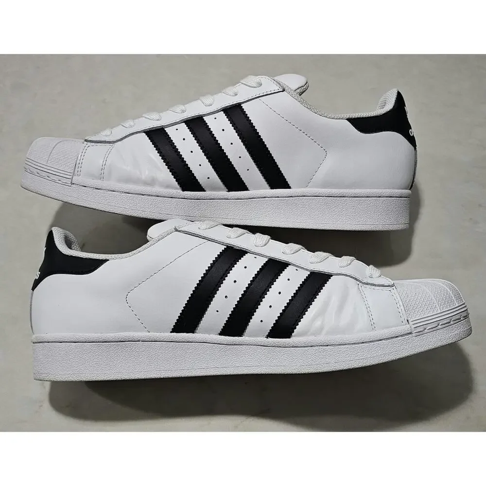 Adidas Superstar White Black C77153 Men's Size 11 Classic Shell Toe